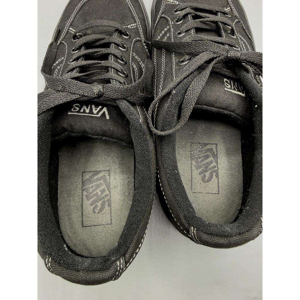 Vans Mens Low Top Canvas Bearcat Skate Shoes All Black Sneakers Mens Size 11 - Picture 12 of 16